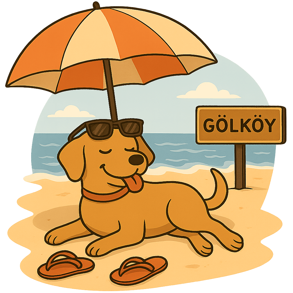 keyfi yerinde köpek