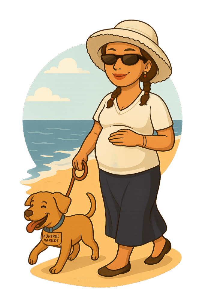 güzel hanfendi ve köpek geziyor 2