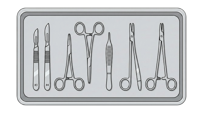 Geniş Cerrahi Müdahale Yelpazesi Ve Cerrahi Aletler Bodrum Veteriner